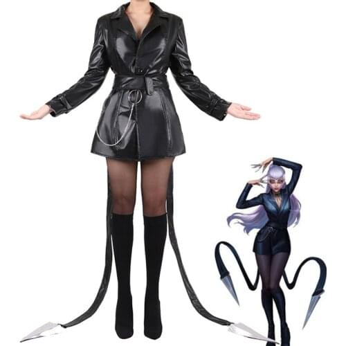 Game LOL KDA Baddest Evelynn Cosplay Costumes Girls Evelynn Costume Sexy Uniforms Suits Fpr Women Halloween Carnival Disfraz