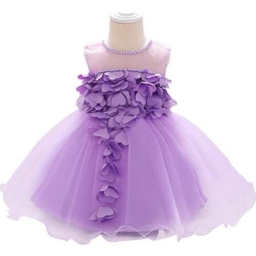 Summer Tutu Dress For Baby Girl Dresses Kids Sleeveless Event Flower Wedding Girl Dress Birthday Party photograph Costumes