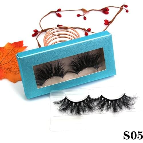LTWEGO 25mm Soft Fluffy 3D Mink False Eyelashes Dramatic Long Wispies Lashes Extension Natural Volume Beauty Handmade Eye Makeup