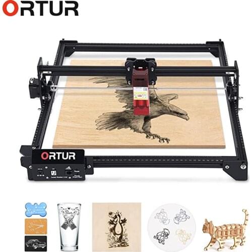 New ORTUR Master 2 20W Powerful Laser Engraving Machine 7W Adjustable Focus Lens and 15W 20W Fixed Focal Lens Engraver Cutter
