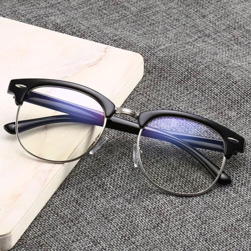 New Hot Sale Women Blue Light Blocking Spectacles Anti Eyestrain Decorative Glasses Light Computer Radiation Protection Eyewear