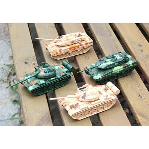 Tank Plastic Educational Metal Alloy Models Simulation Battle Tanks Acousto Optic Boy Toy Model 5-7 Year Teaching Aids Vehicles