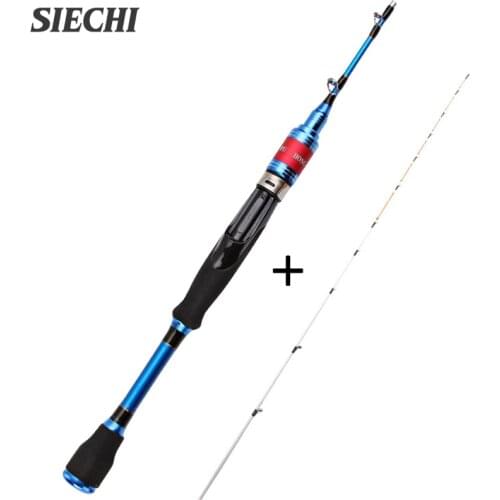 SIECHI Stealth Portable Carbon Bait Casting Rod Guide Ring Spinning Casting Fishing Rod 0.9M-1.5M