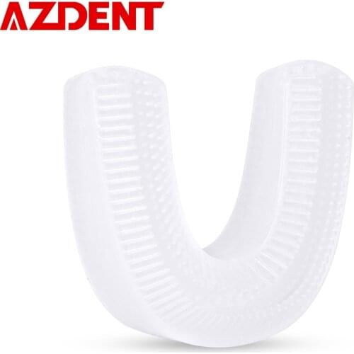 AZDENT 1pcs Replacement Toothbrush Heads for U-Type Automatic Electric Toothbrush Child/Adult Oral Cleaning Accessory