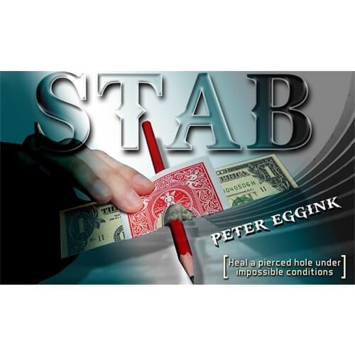 STAB by Peter Eggink (Gimmick+online instruct) - Magic Trick,Illusion,Street Magic Props,Mentalism,Close Up Magic Props