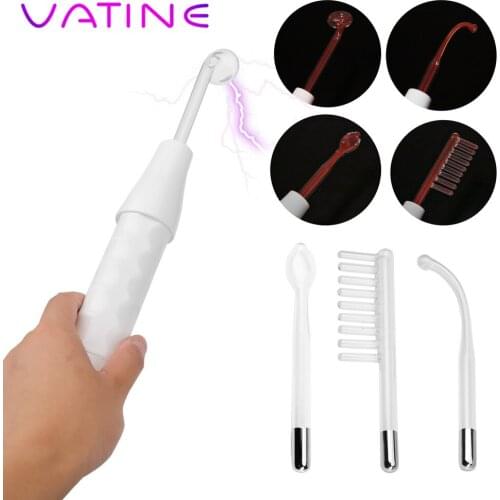 VATINE Electric Shock Glass Stick Flirting Toys Medical Themed Toys Clitoris Stimulator Electro Stimulation Sex Toys for Women