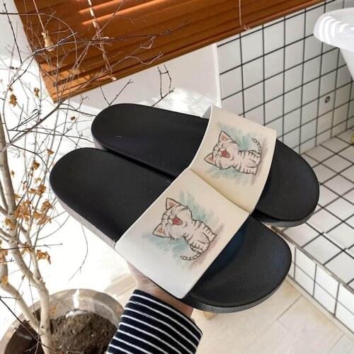 Women Shoes indoor Slippers new Printing outdoor Beach slides shoes for woman flip flops Fashion house sandals women 2021