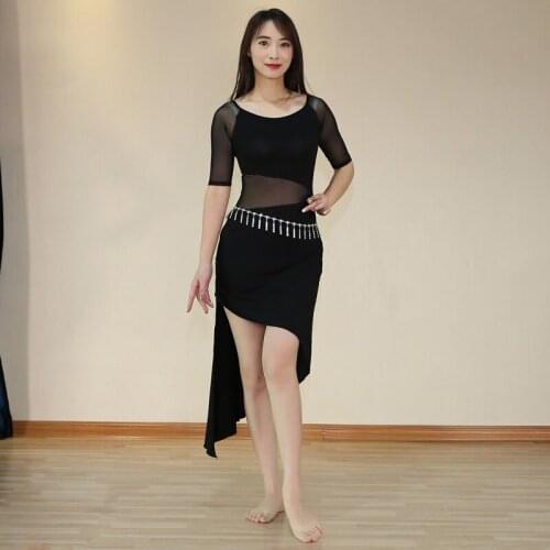 2019 New Style Black Green Bellydance Costume Irregular Skirt Belly Dance Dress For Belly Dance Costumes