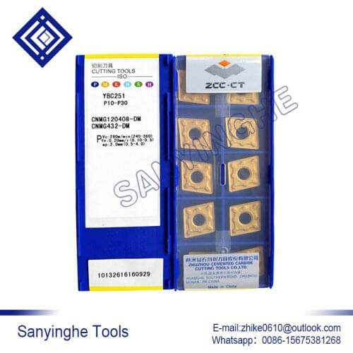 Free shipping high quality sanyinghe 10pcs/lots YBC152 CNMG190612-DR cnc carbide turning inserts