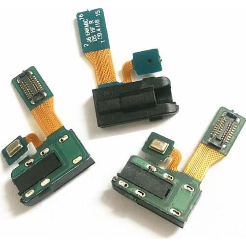 10pcs Earphone Audio Jack Headphone Socket Headset Port Flex Cable + Microphone For Samsung Galaxy J6 2018 J600F A6 2018 A600