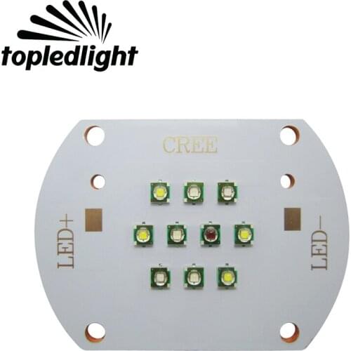 30W Cree XPE XP-E Fish Tank Led Emitter Lamp Light 455NM 470NM 620NM 6000K 10000K 28-29V 350-1000mA Energy Save Led Bulb Light