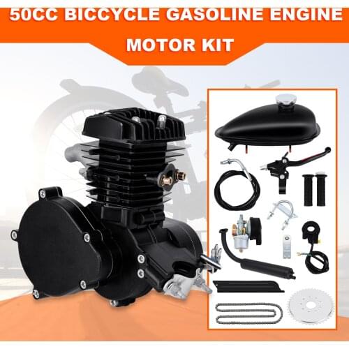 50cc Bicycle Motorcycle Gasoline Engine Kit 2 Stroke Complete Engine Set For DIY Electric Bicycle Mountain Bike Gas Engine
