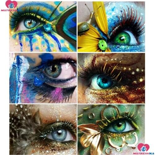5d diamond painting full drill square diamond painting accessories foamiran needlework pictures of diamond embroidery icon eyes
