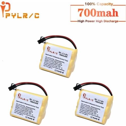 6v 700mah Rechargeable Battery For Rc toys Cars Tanks Robots Gun AA NI-CD Battery 6v Battery Pack For Rc Boats With SM Plug