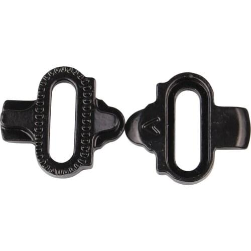 2pcs Bicycle Lock Pedal Adapter Mountain MTB Bike No Clip-on Pedals Suitable for Shimano SPD System Mountain Riding Black Pedals