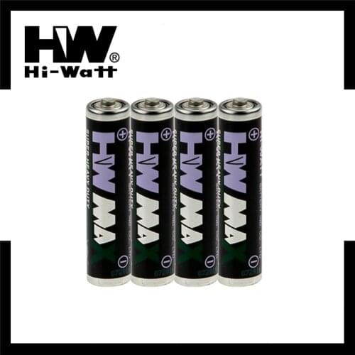 100PCS HW Hi-Watt R03 UM4 1.5V AAA Battery Carbon-Zinc 3A Batteries For Electric Toy Flashlight Alarm Clock Mouse Microphone