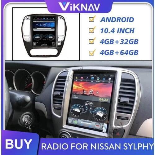 Car Radio for NISSAN SYLPHY 2005-2010 2011 2012 2013 2014 Android Car Audio Multimedia Player Head Unit GPS Navigation