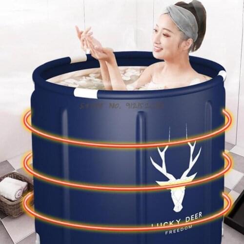 Automatic Heating Bath Bucket Adult Foldable Household Body Thickening Heating Bath Bucket With Heater Artifact