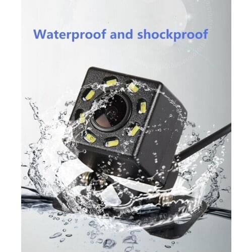 8 LED Light Wide Angle HD Car reversing camera Car Rear View Camera Universal Car Reverse Camera with Night Vision Waterproof