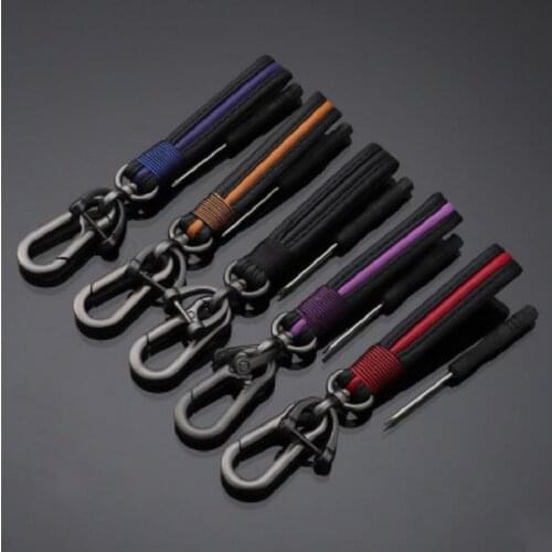 Car key chain ring master key hanger accessory key hanger suitable for home key ring key pendant leather keychain