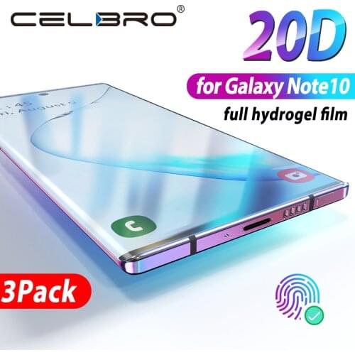 Hydrogel Film For Samsung Galaxy Note 10 Plus Note10 S10 S20 Ultra Screen Protector Film For Note 10 Film Not Tempered Glass