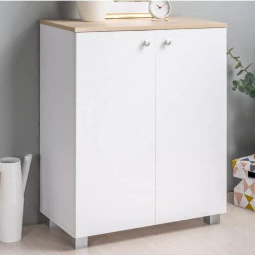 Chest of Drawers White Dresser Cabinet Wooden Table Top for the Living Room Modern Style Easy Assembly Durable Large Storage
