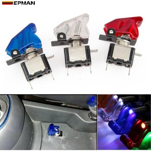 Racing Switch Kit Car Electronics/Switch Panels-Flip-up Start/Ignition/Accessory transparent For BMW MINI Cooper S R5 EP-RSK3001
