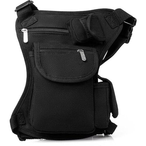 2021 Men drop leg bag Male waist bag Fanny Pack Belt Hip Bum Pouch Tactical Travel Riding Motorcycle Bag