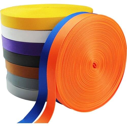 5Yards 25mm Wide Strap Nylon Webbing Knapsack Strapping Safety Belt Strapping Sewing Bag DIY Pet Rope Sewing Crafts