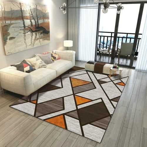 Carpet modern simple European and American carpet living room sofa coffee table bedroom bedside bay window customization