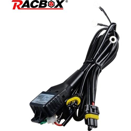 55W 35W HID Bixenon H4 Wiring Harness Controller for Car Auto Headlight Retrofit Connector Mini Projector Lens Line Car Styling