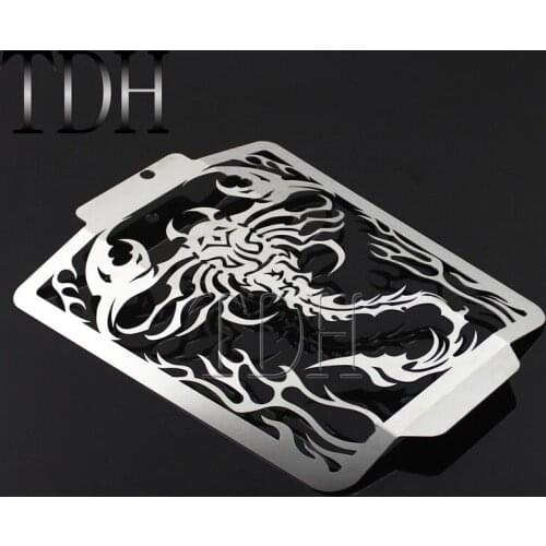 Steel Motorcycle Scorpion Flame Radiator Guard Protector Grille Cover Water Cooler For Suzuki Boulevard M109R VZR1800 2006-2018