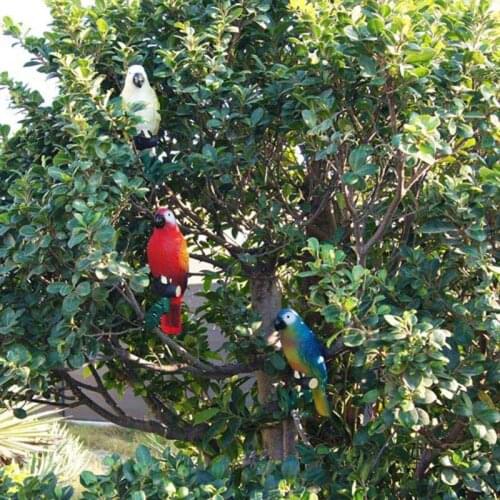 Solar Power LED Light Bird Parrot Lamp With Clip Night Lights for Outdoor Garden Path Ornament SCVD889