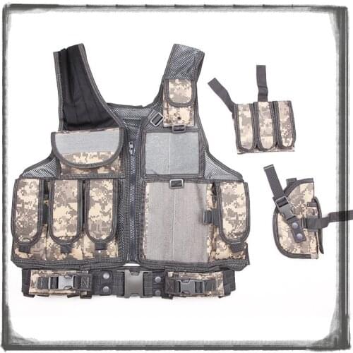 Tactical Vest Outdoor Adventure Safety Tactical Training Vest Equipment Hunting Vest Camping Hiking Accessories Detachable