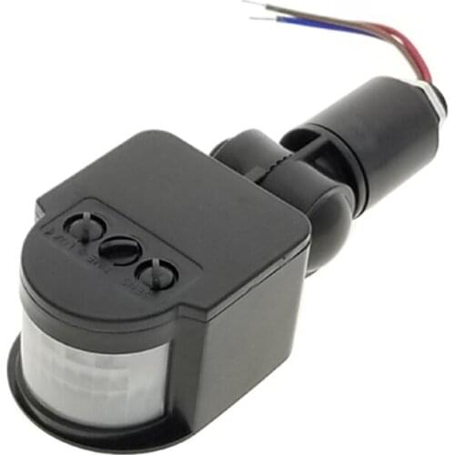 Waterproof Outdoor Motion Sensor 110V 220V Motion Detector Automatic Infrared PIR Sensor 180 Degree Rotating Timer Light Switch