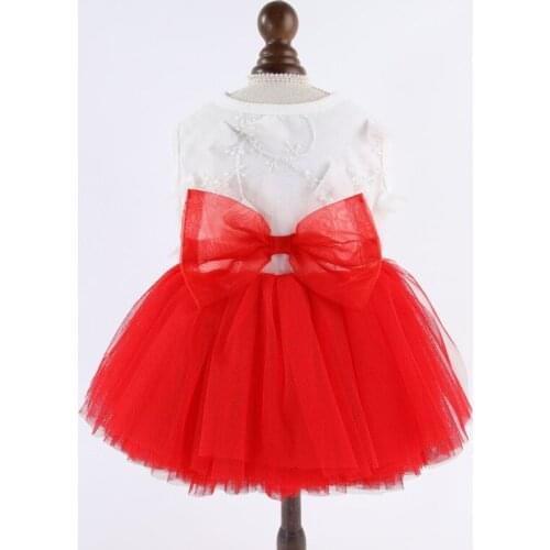 Pet Dog Wedding Dress Puppy Tutu Skirt Princess Costumes Yorkshire Pomeranian Poodle Bichon Schnauzer Pet Clothes Dog Clothing