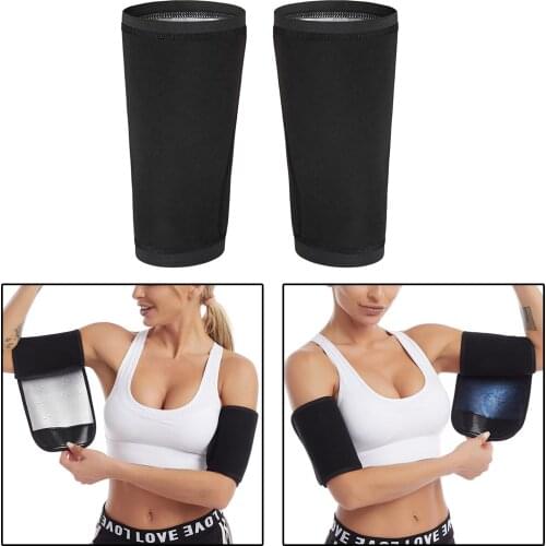 Women Body Sculpting Arm Cover Yoga Exercise Fitness Slimming Sweat Arm Belt Bands Wraps Protector Sweat Arm Sleeves