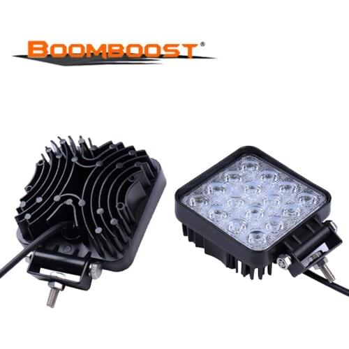 2Pcs 4Inch 48W Round LED 12V 24V Driving Work Light Spot/Flood Beam 4X4 Tractor Truck 24V Motorcycle ATV Offroad Fog Lamp
