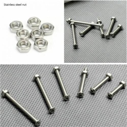 24pcs/box M3 Stainless Steel Hex Screw Nuts Bolt Socket Cap Assortment Set