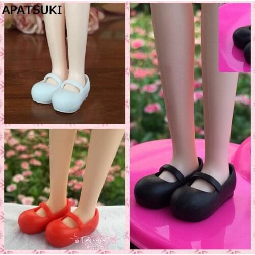 3Pairs Mary Janes Shoes For Blythe Dolls 1:6 Causal Shoes For Licca Doll House Mini Shoes For 1/6 BJD Fashion Doll Accessories
