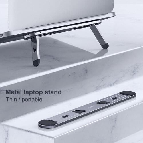 Laptop Stand Aluminium Support Notebook Laptop Bracket Portable Base Foldable Holder for Macbook Air Pro HP Dell Xiaomi ASUS
