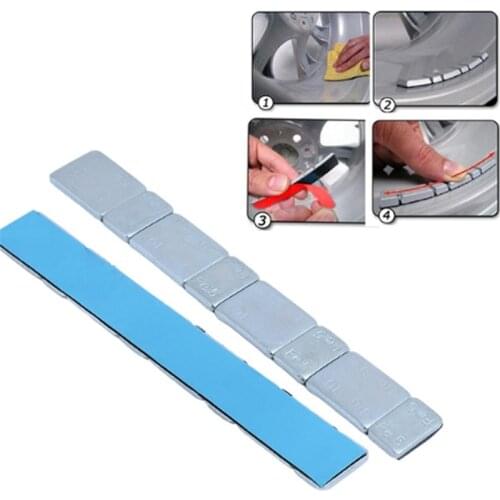 Wheel Balance Weights Car Motorcycle Van Tire Strips Self Adhesive Exterior Parts Replacement Accessories
