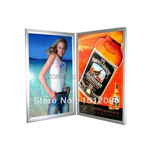 Free Shipping Custom Poster Board Aluminium Alloy Poster Frame Picture Frame Wall Mount Advertising Poster (Free Printing)