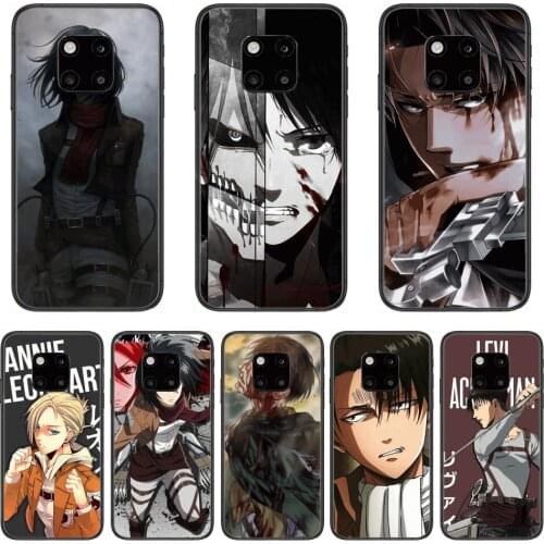 Japanese anime Phone Case For Huawei mate 30 10 20 40 Lite Smart Z Pro Black Etui 3D Coque Painting Hoesjes case