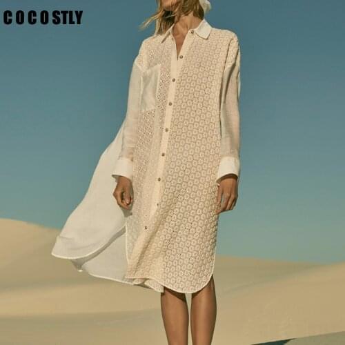 Белые летние платья COCOSTLY China At AliExpress