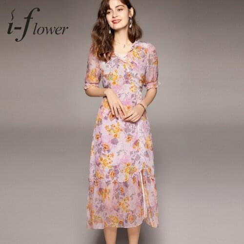 Летние платья-халаты I-Flower China At AliExpress