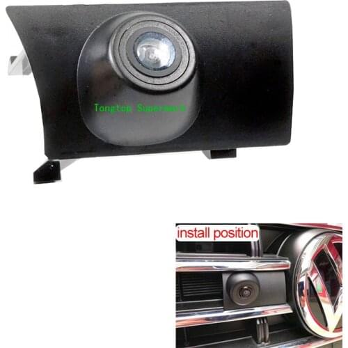 Night Vision CCD Car Front View Logo Grilles Camera For Volkswagen Sagitar 2017 2018 Positive Image