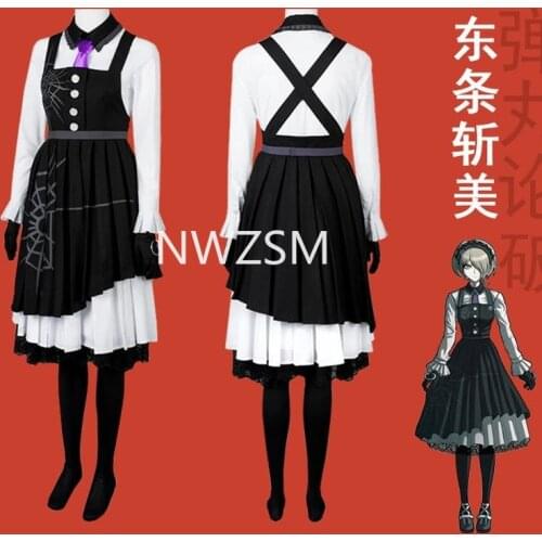 Anime Danganronpa V3 Tojo Kirumi Cosplay Costume Japanese Game Anime Uniform Suit Outfit Clothes Halloween Cosplay