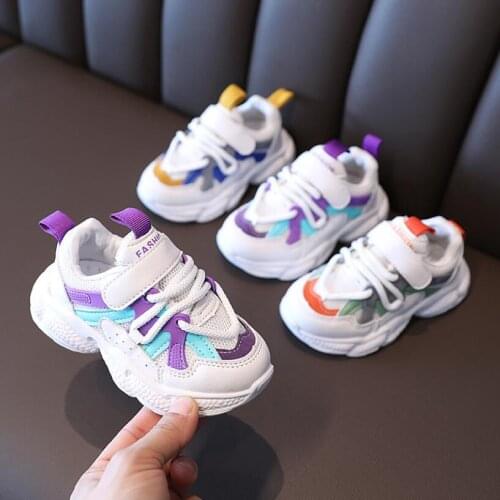 Boys Sneakers For Kids Shoes Baby Casual Light Toddler Girls Running Shoes Fashion Brand White Sport Children Shoes Breathable
