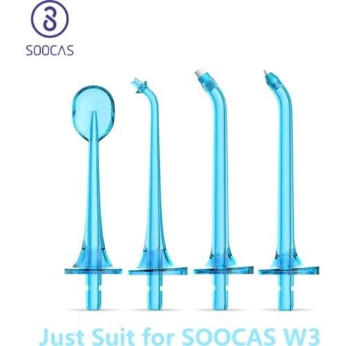 SOOCAS W3 jets nozzles water flosser Jet portable electric oral irrgator original nozzle jet tip replacement extra tips